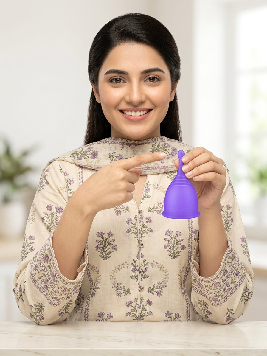 Luxora Long Tail Menstrual Cup