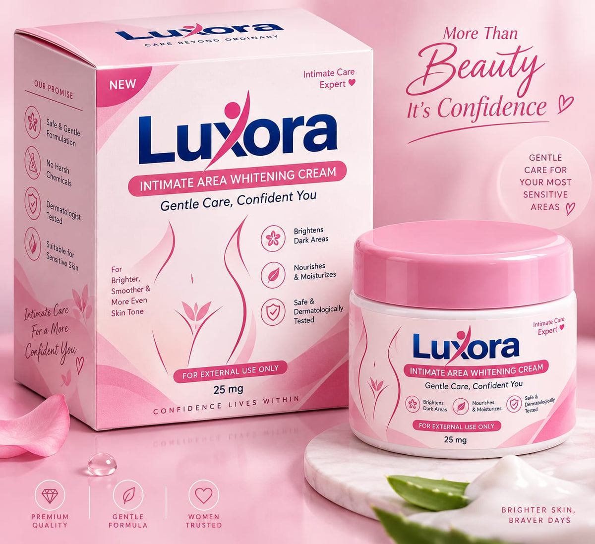 Luxora Intimate Area Whitening Cream